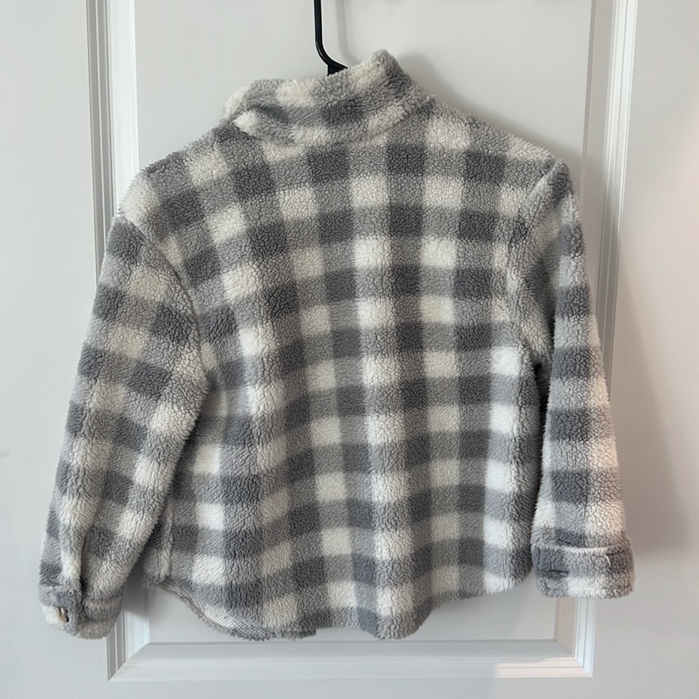 Art Class Plaid Shacket - Girls S 6/6X - Picture 5 of 5